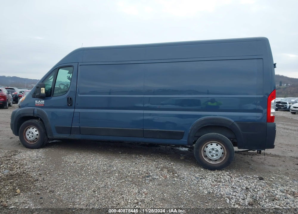 2019 RAM PROMASTER 2500 HIGH ROOF 159 WB VIN: 3C6TRVDG6KE514606