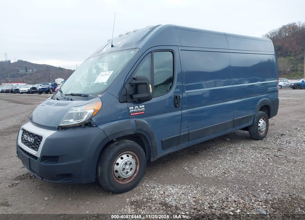 2019 RAM PROMASTER 2500 HIGH ROOF 159 WB VIN: 3C6TRVDG6KE514606