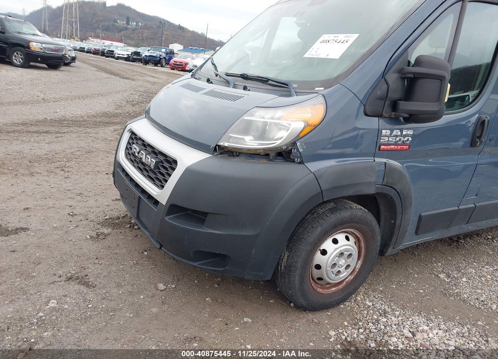 2019 RAM PROMASTER 2500 HIGH ROOF 159 WB VIN: 3C6TRVDG6KE514606