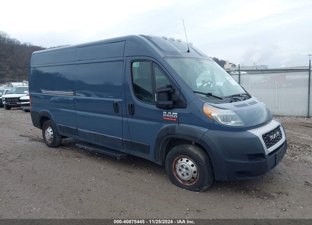 2019 RAM PROMASTER 2500 HIGH ROOF 159 WB VIN: 3C6TRVDG6KE514606