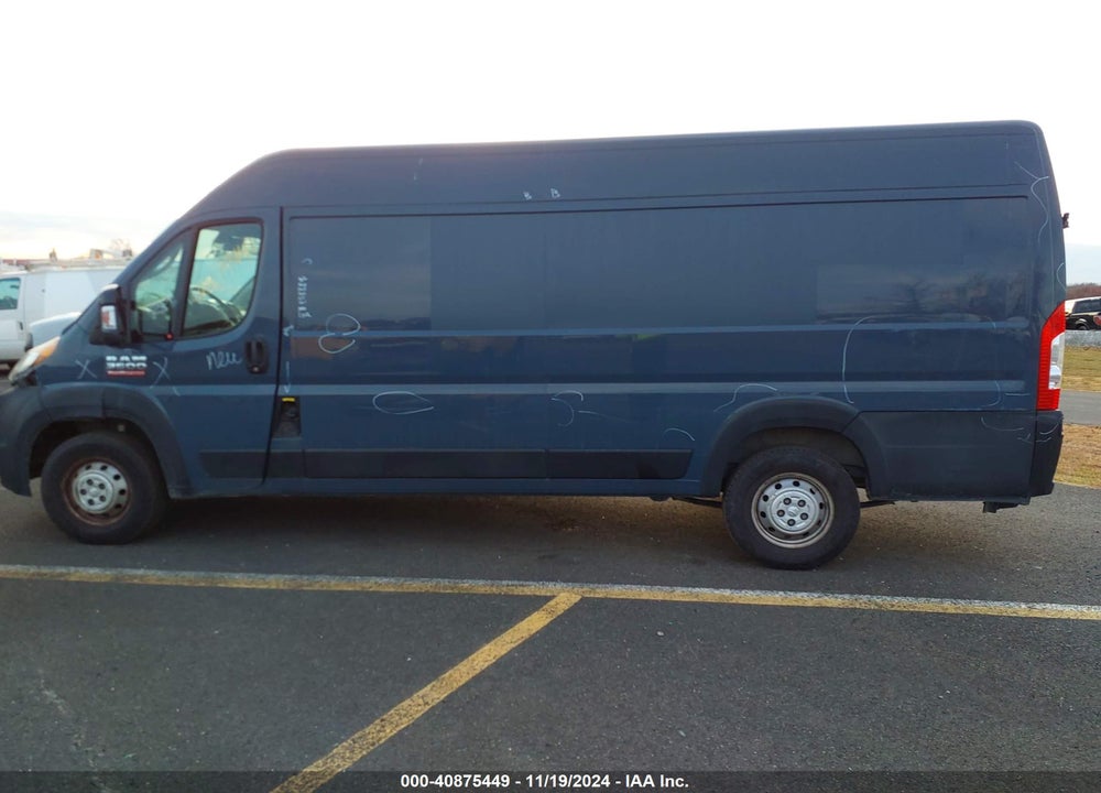2019 RAM PROMASTER 3500 CARGO VAN HIGH ROOF 159 WB EXT VIN: 3C6URVJG6KE555441