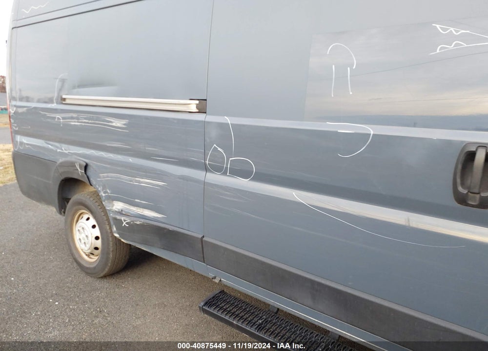 2019 RAM PROMASTER 3500 CARGO VAN HIGH ROOF 159 WB EXT VIN: 3C6URVJG6KE555441
