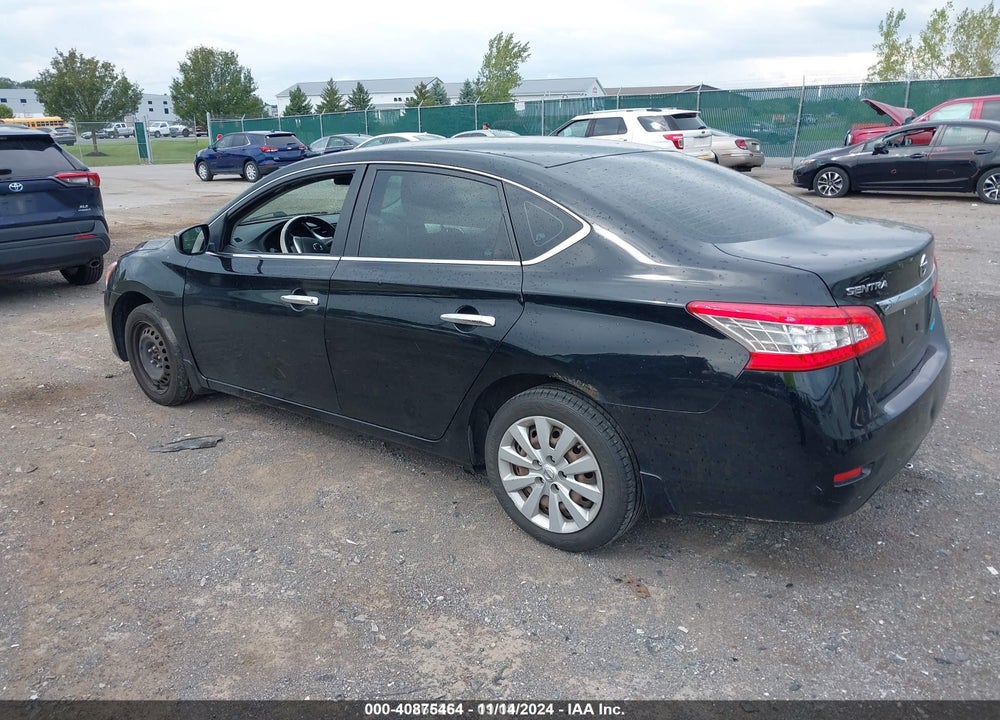 2013 NISSAN SENTRA S VIN: 3N1AB7AP0DL798756