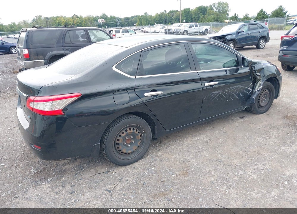 2013 NISSAN SENTRA S VIN: 3N1AB7AP0DL798756
