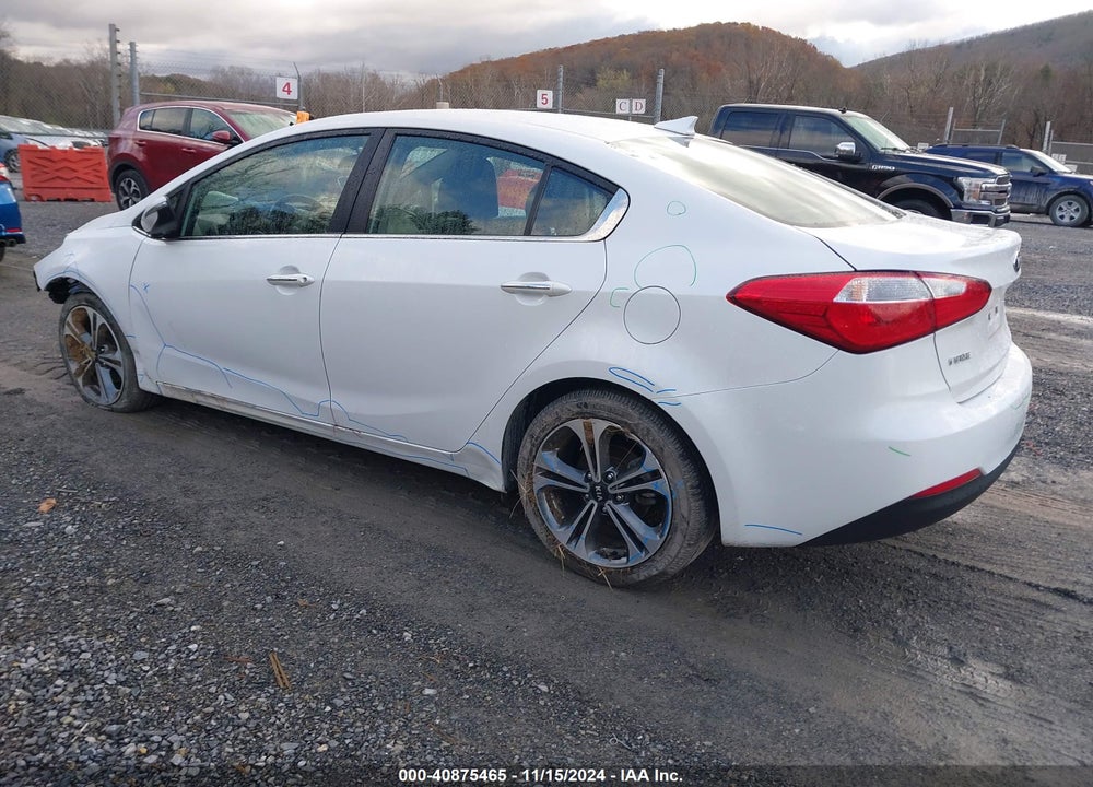 2015 KIA FORTE EX VIN: KNAFX4A86F5362148