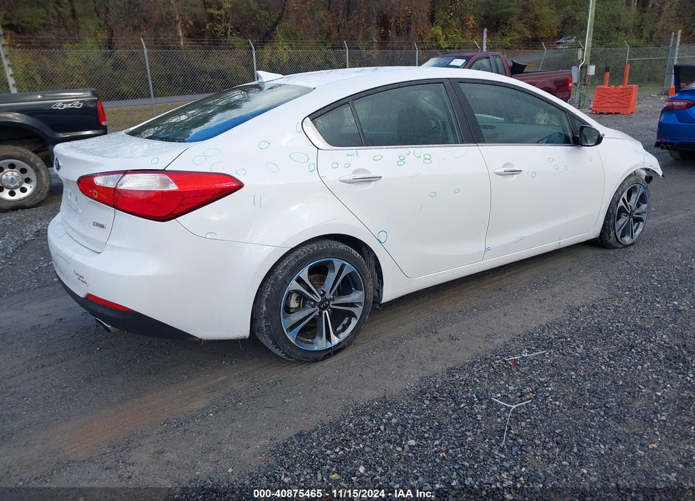 2015 KIA FORTE EX VIN: KNAFX4A86F5362148