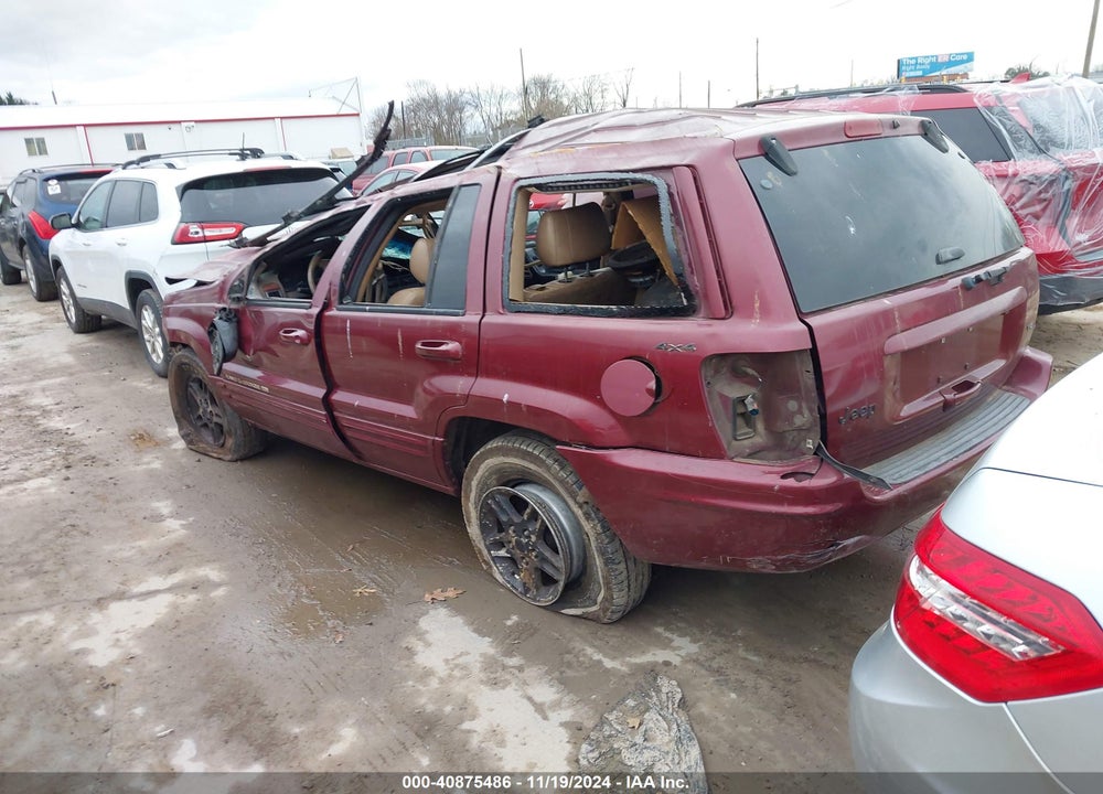 1999 JEEP GRAND CHEROKEE LIMITED VIN: 1J4GW68N8XC809278