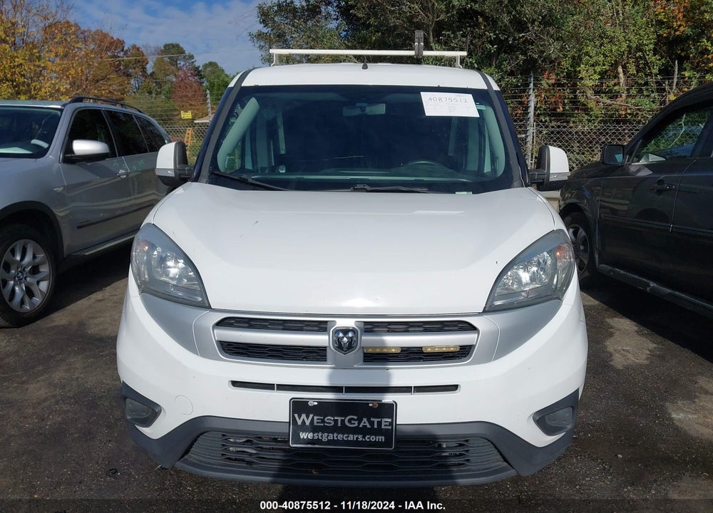 2015 RAM PROMASTER CITY TRADESMAN SLT VIN: ZFBERFBT9F6A55323