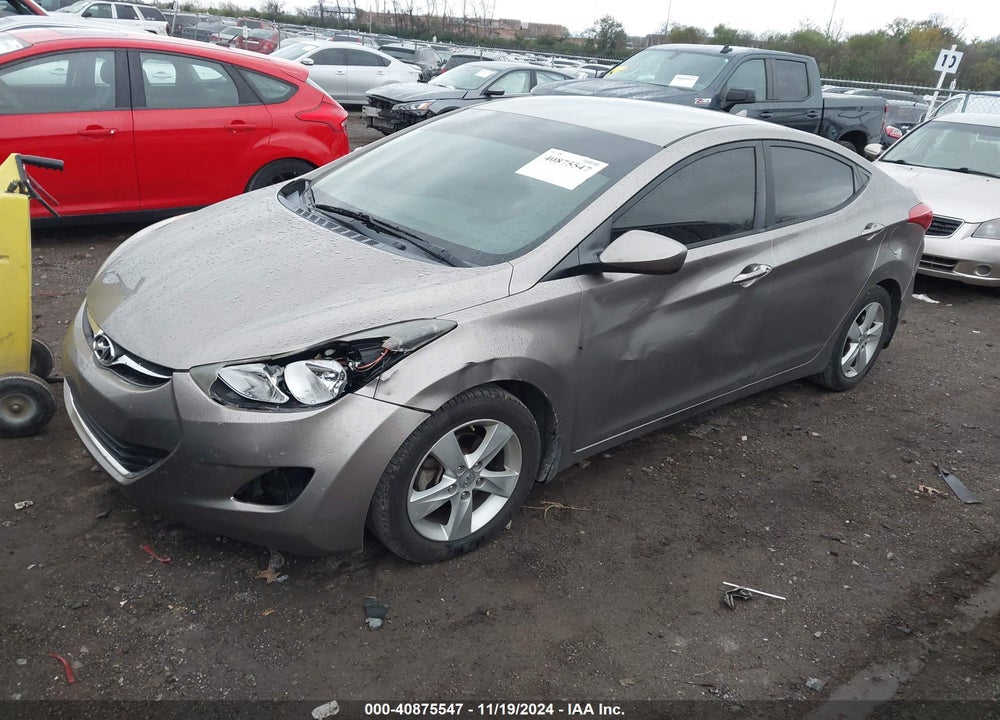2013 HYUNDAI ELANTRA GLS VIN: 5NPDH4AE3DH242690