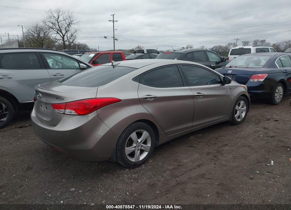 2013 HYUNDAI ELANTRA GLS VIN: 5NPDH4AE3DH242690