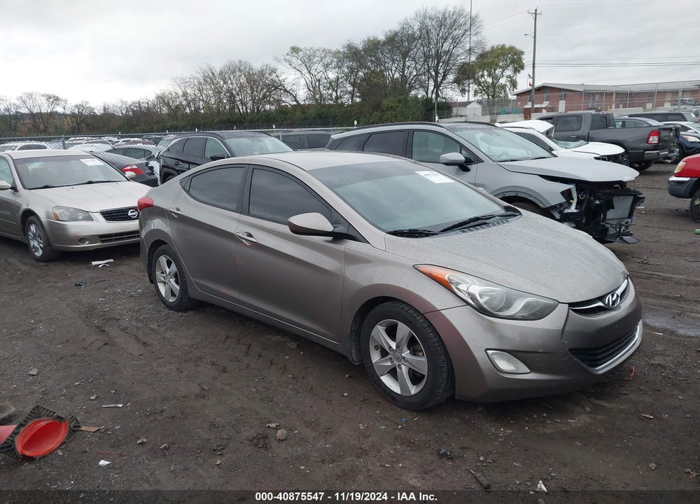 2013 HYUNDAI ELANTRA GLS VIN: 5NPDH4AE3DH242690