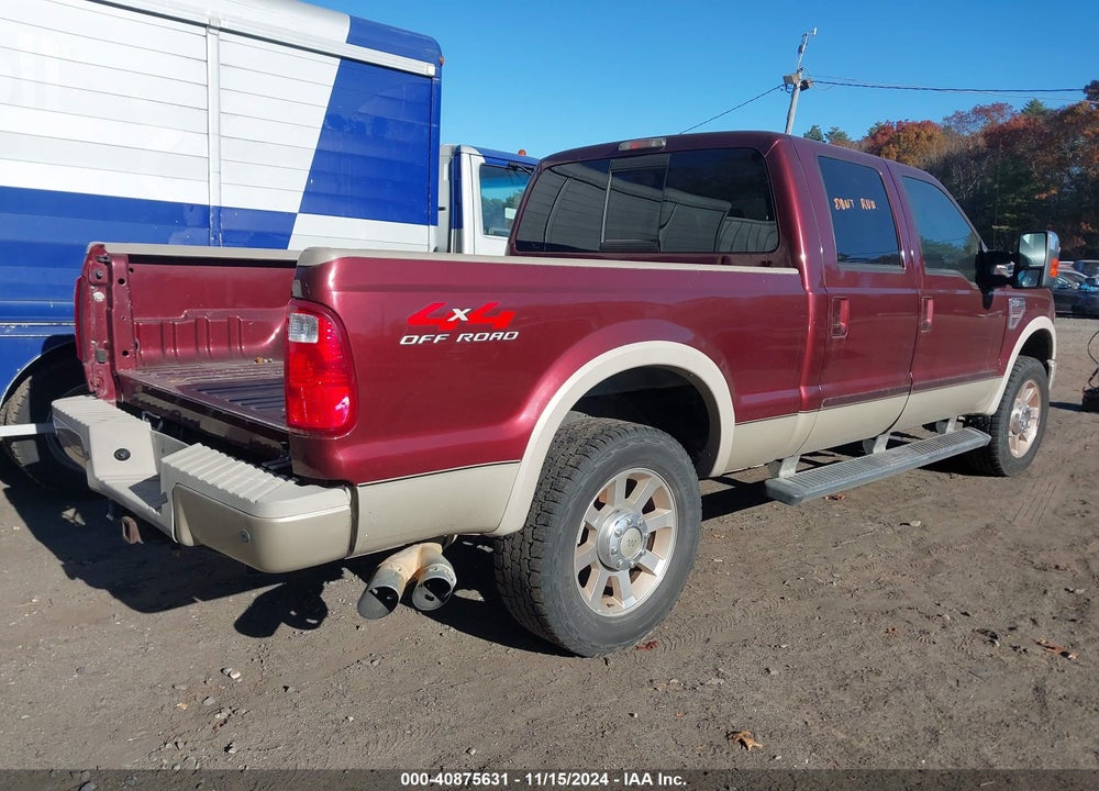 2009 FORD F-250 FX4/HARLEY-DAVIDSON/KING RANCH/LARIAT/XL/XLT VIN: 1FTSW21R39EA58295