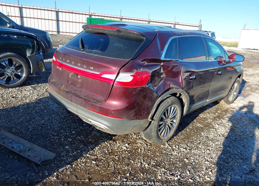 2018 LINCOLN MKX SELECT VIN: 2LMPJ6KR8JBL20306