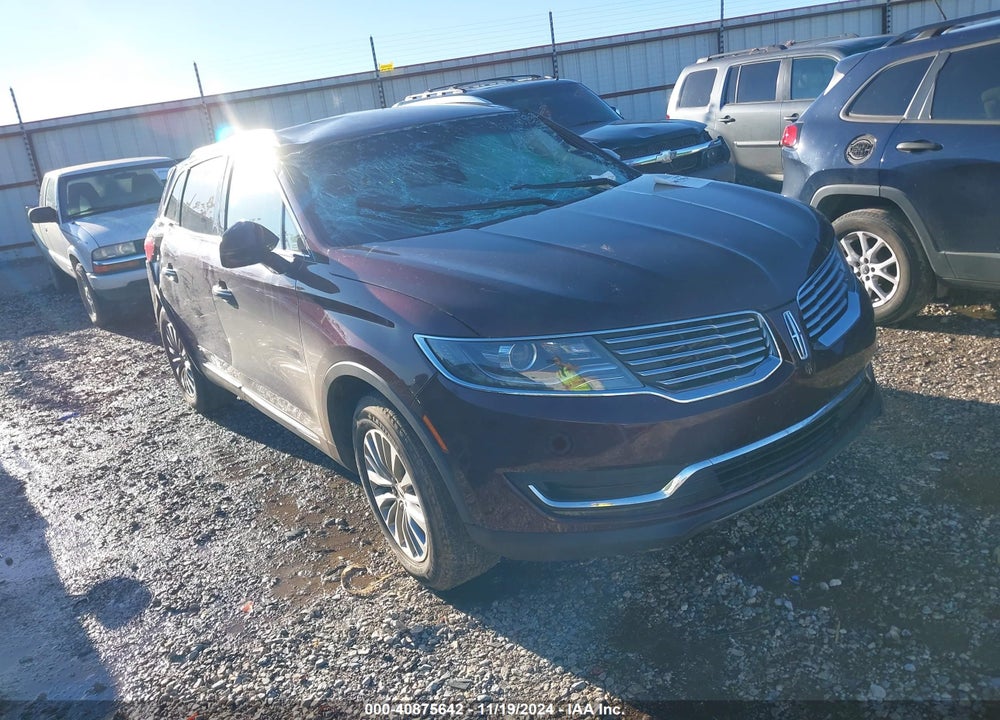 2018 LINCOLN MKX SELECT VIN: 2LMPJ6KR8JBL20306