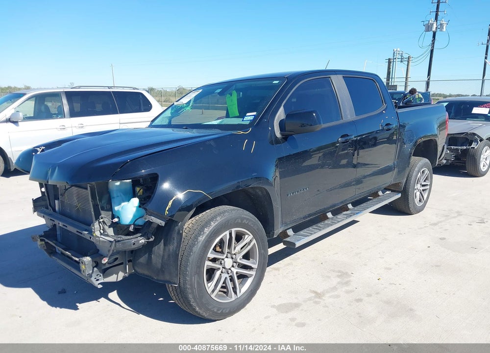 2020 CHEVROLET COLORADO 2WD SHORT BOX WT VIN: 1GCGSBEN1L1145927