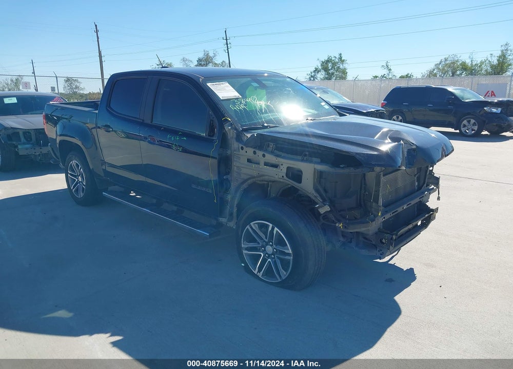 2020 CHEVROLET COLORADO 2WD SHORT BOX WT VIN: 1GCGSBEN1L1145927