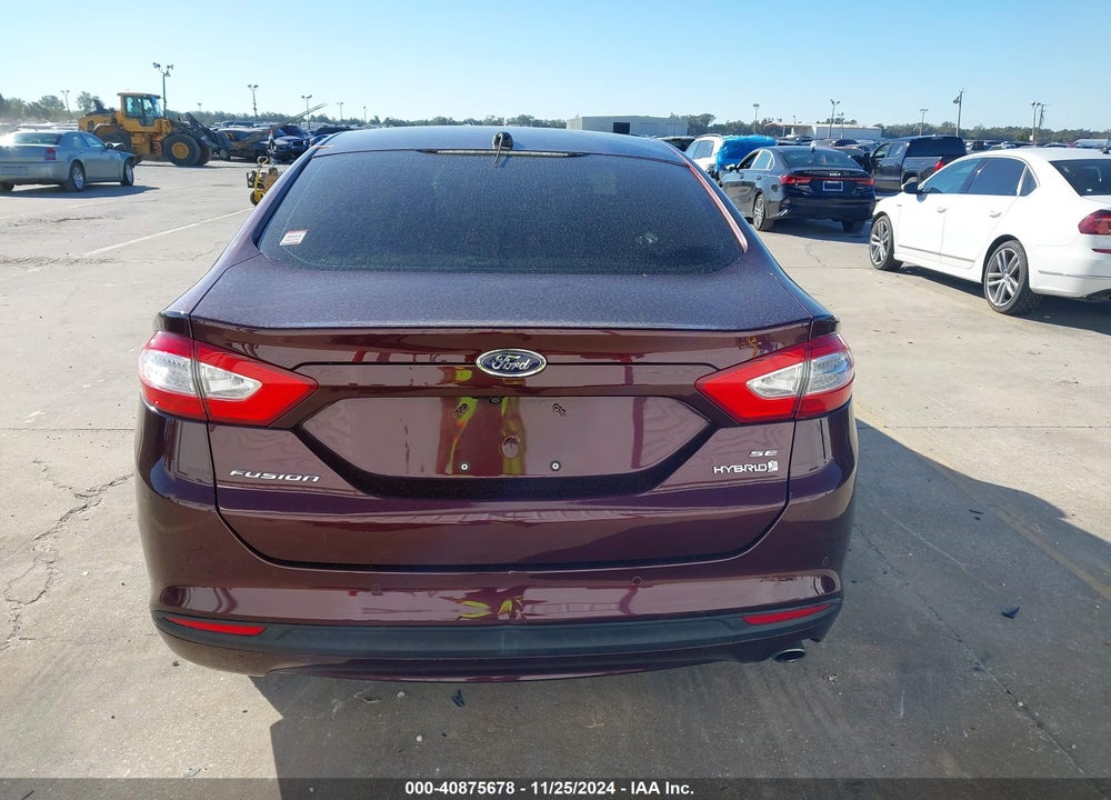 2013 FORD FUSION HYBRID SE VIN: 3FA6P0LU5DR338218