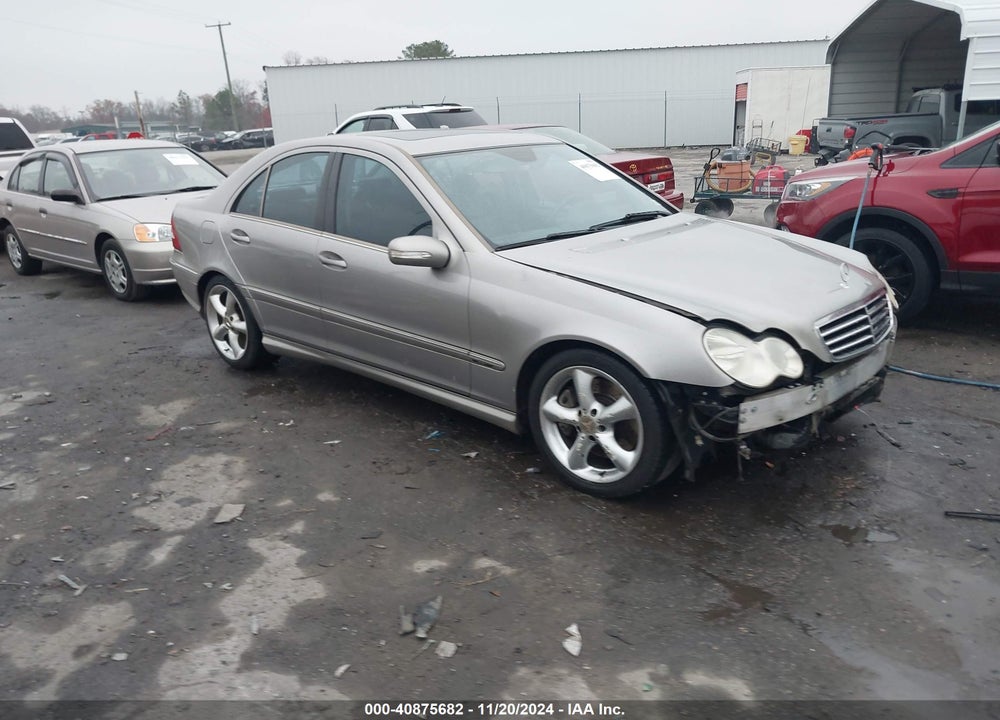 2005 MERCEDES-BENZ C 230 KOMPRESSOR SPORT VIN: WDBRF40J95F589980