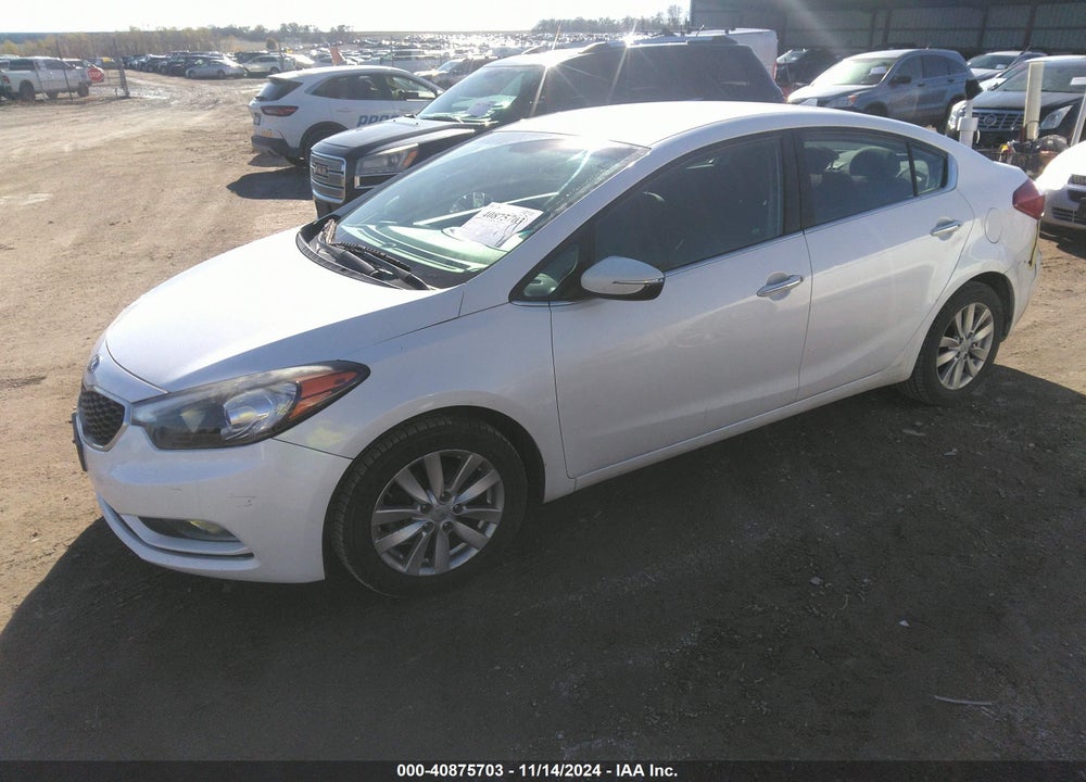 2014 KIA FORTE EX VIN: KNAFX4A81E5106546