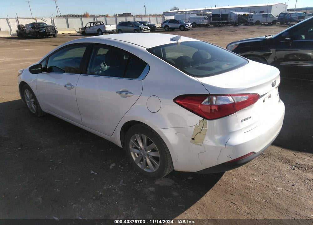 2014 KIA FORTE EX VIN: KNAFX4A81E5106546