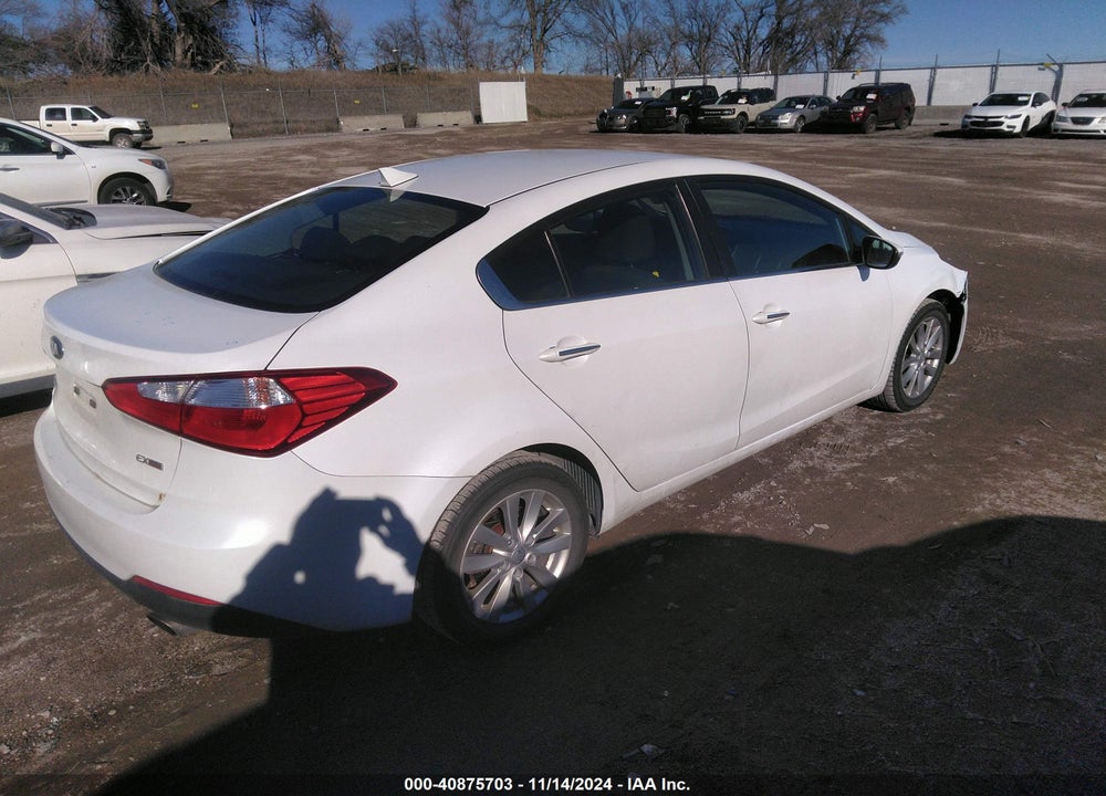 2014 KIA FORTE EX VIN: KNAFX4A81E5106546