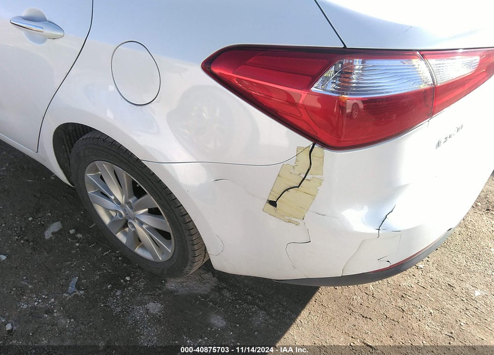 2014 KIA FORTE EX VIN: KNAFX4A81E5106546