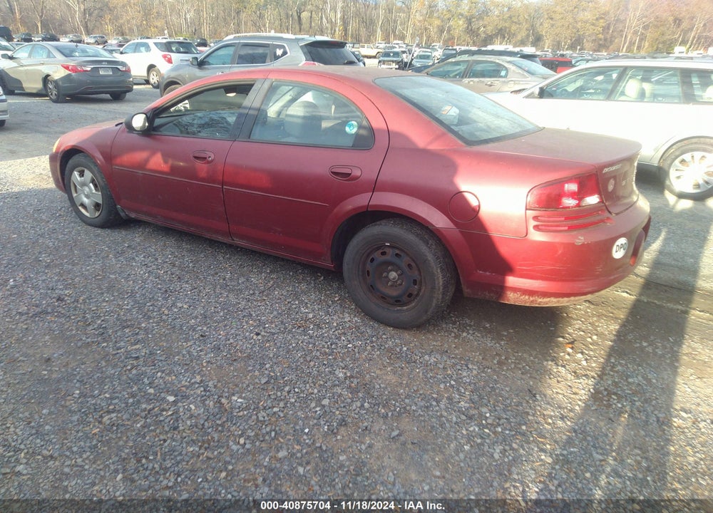 2006 DODGE STRATUS SXT VIN: 1B3EL46X76N167252