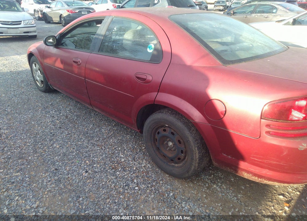 2006 DODGE STRATUS SXT VIN: 1B3EL46X76N167252