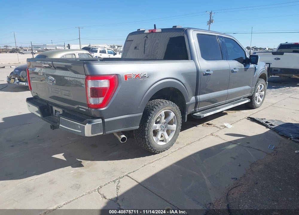2022 FORD F-150 LARIAT VIN: 1FTFW1E81NFB09097