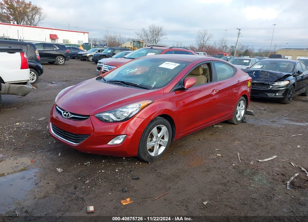 2013 HYUNDAI ELANTRA GLS VIN: 5NPDH4AE6DH176765