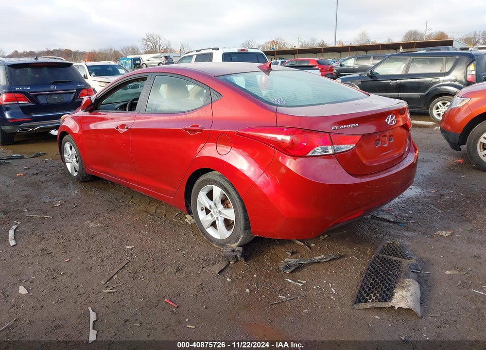 2013 HYUNDAI ELANTRA GLS VIN: 5NPDH4AE6DH176765