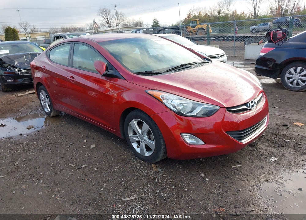 2013 HYUNDAI ELANTRA GLS VIN: 5NPDH4AE6DH176765
