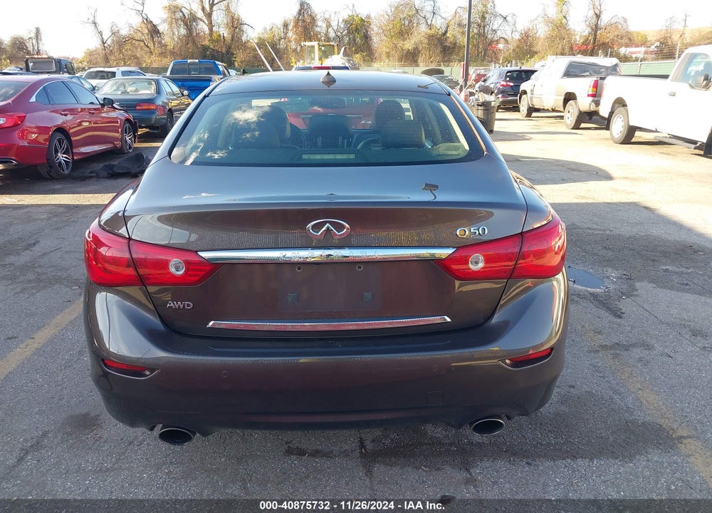 2014 INFINITI Q50 PREMIUM VIN: JN1BV7AR1EM683569