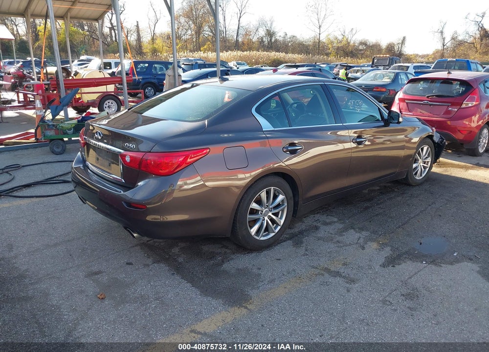 2014 INFINITI Q50 PREMIUM VIN: JN1BV7AR1EM683569