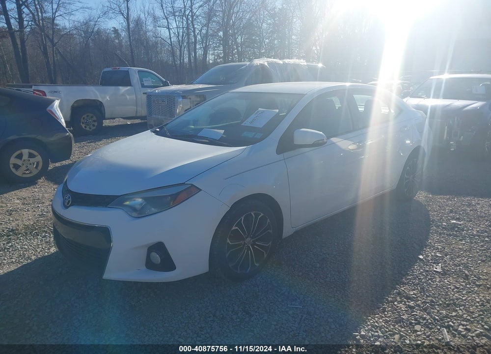 2016 TOYOTA COROLLA S PLUS VIN: 2T1BURHEXGC536357