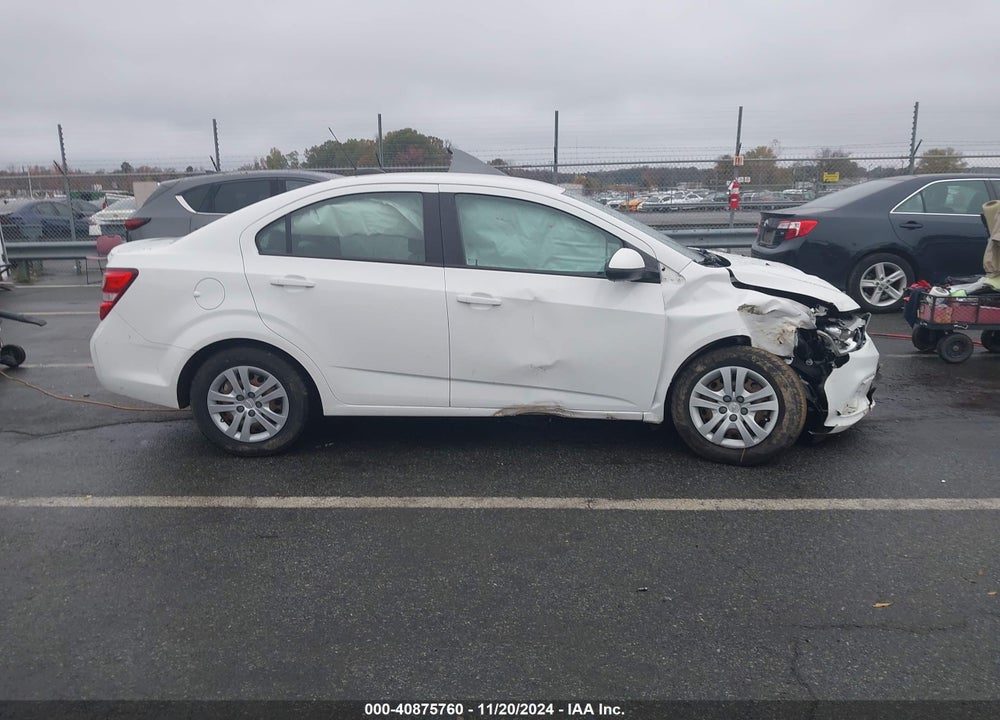 2017 CHEVROLET SONIC LS AUTO VIN: 1G1JB5SH0H4163422