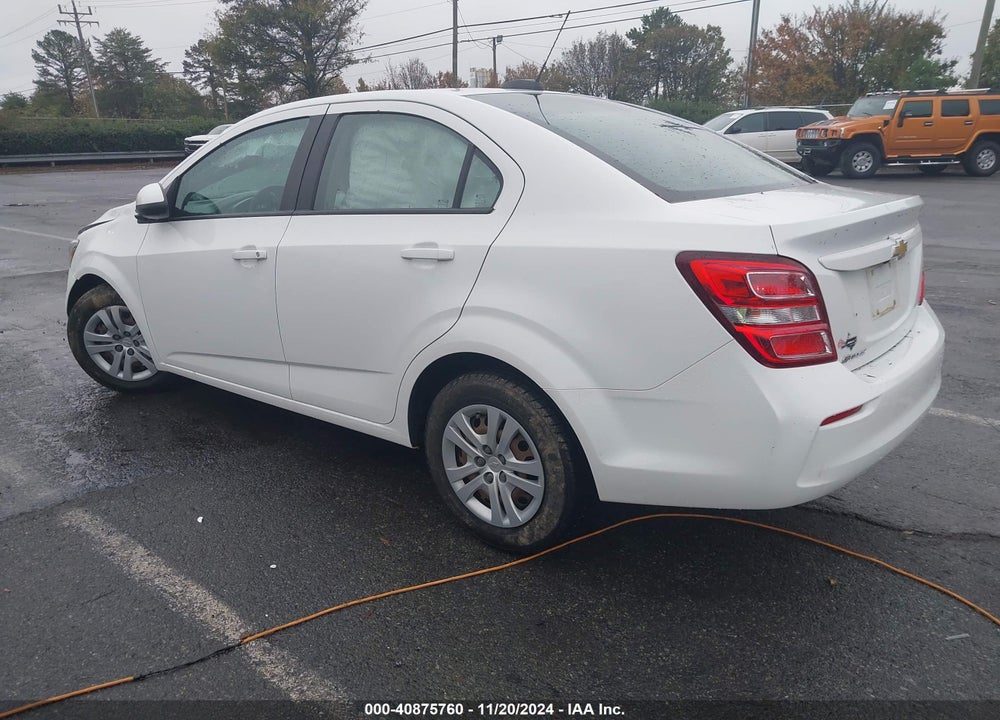 2017 CHEVROLET SONIC LS AUTO VIN: 1G1JB5SH0H4163422