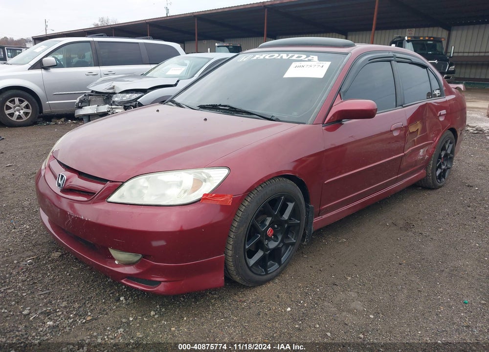 2005 HONDA CIVIC EX VIN: 2HGES26765H514035