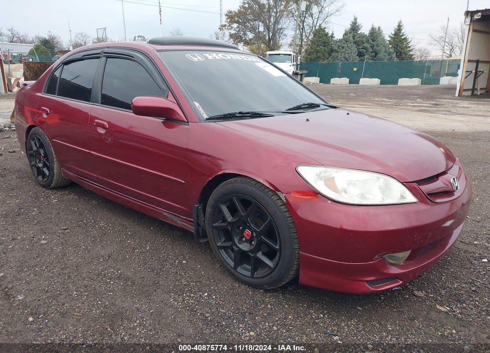 2005 HONDA CIVIC EX VIN: 2HGES26765H514035