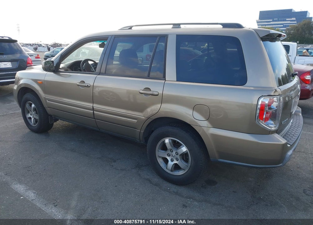2008 HONDA PILOT EX-L VIN: 5FNYF28518B025886