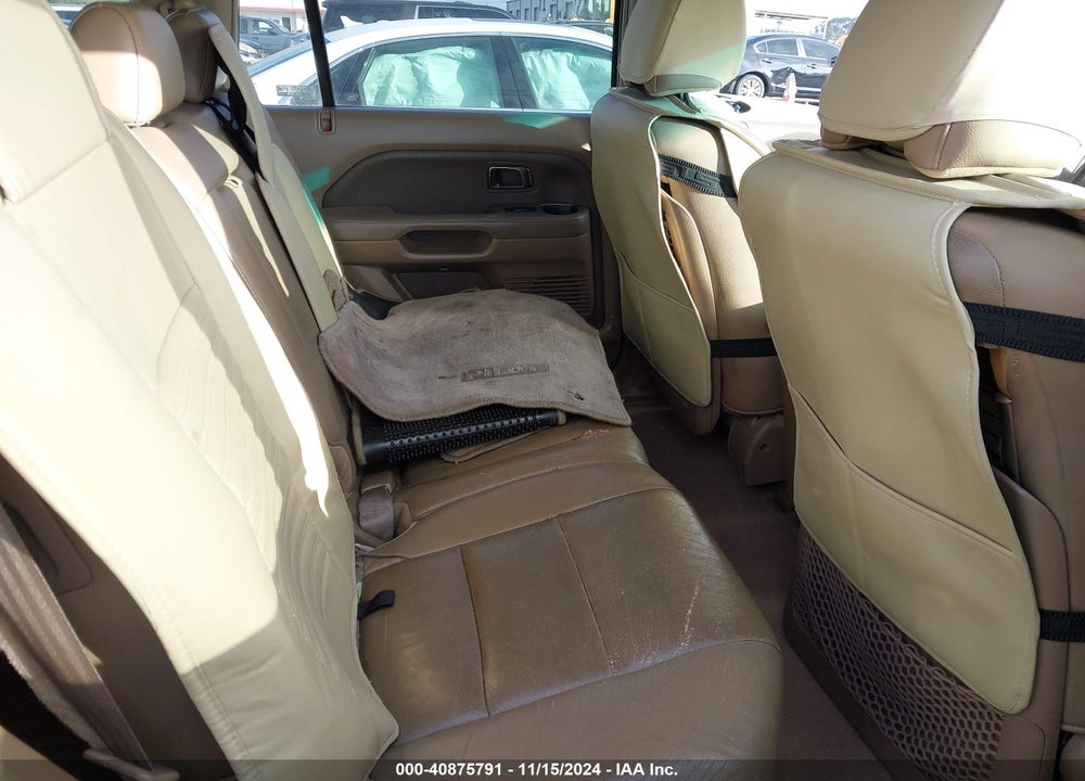 2008 HONDA PILOT EX-L VIN: 5FNYF28518B025886
