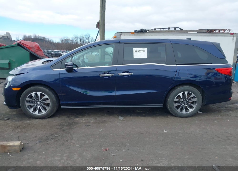 2022 HONDA ODYSSEY EX-L VIN: 5FNRL6H7XNB011518