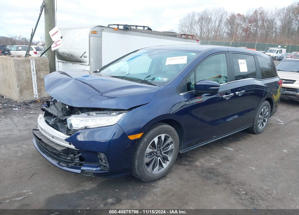 2022 HONDA ODYSSEY EX-L VIN: 5FNRL6H7XNB011518
