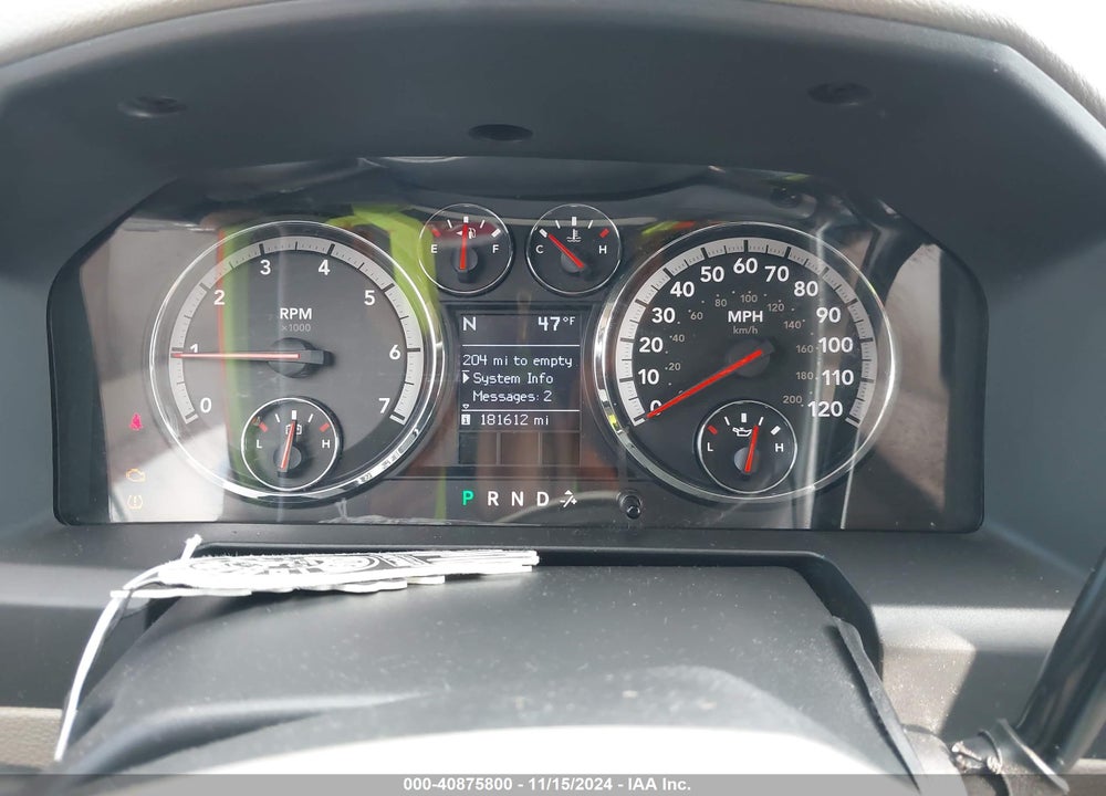 2009 DODGE RAM 1500 VIN: 1D3HV13T69S713199