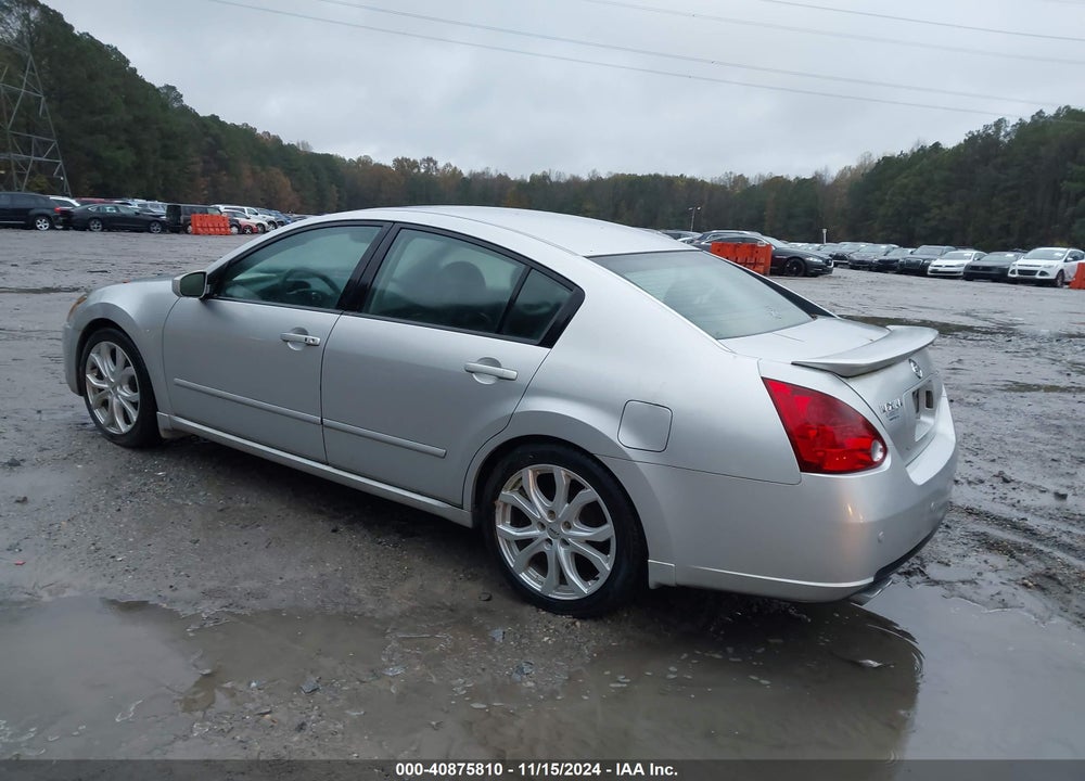 2007 NISSAN MAXIMA 3.5 SE VIN: 1N4BA41E87C861643