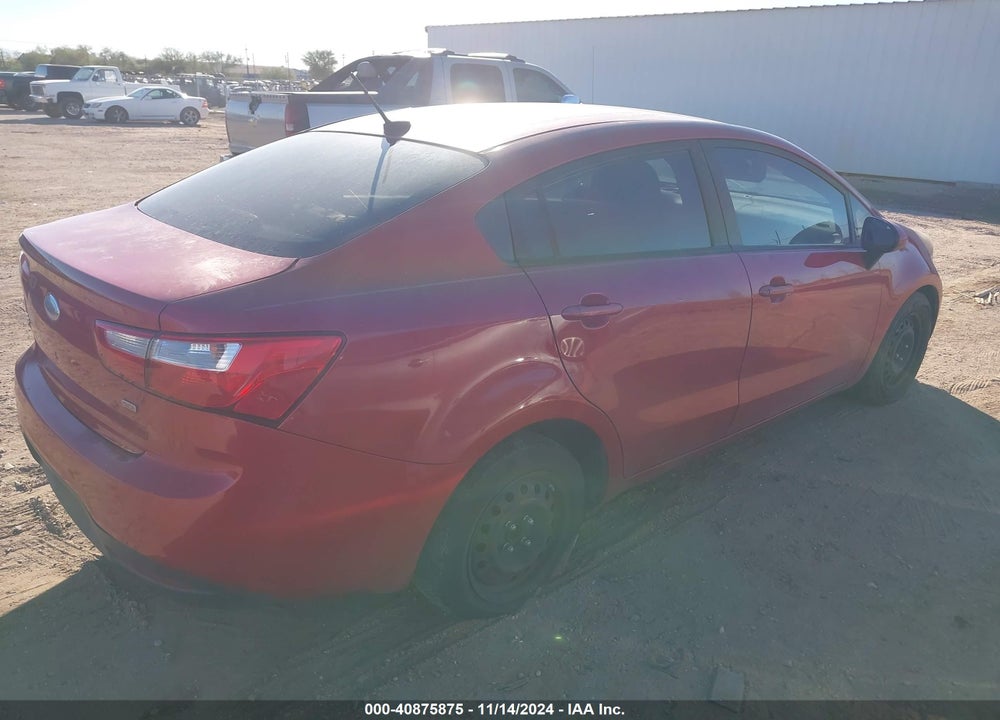 2013 KIA RIO VIN: KNADM4A31D6280873