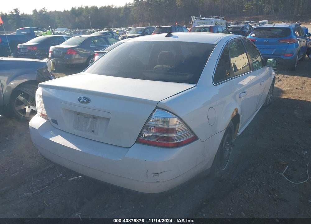 2008 FORD TAURUS SEL VIN: 1FAHP24WX8G173400
