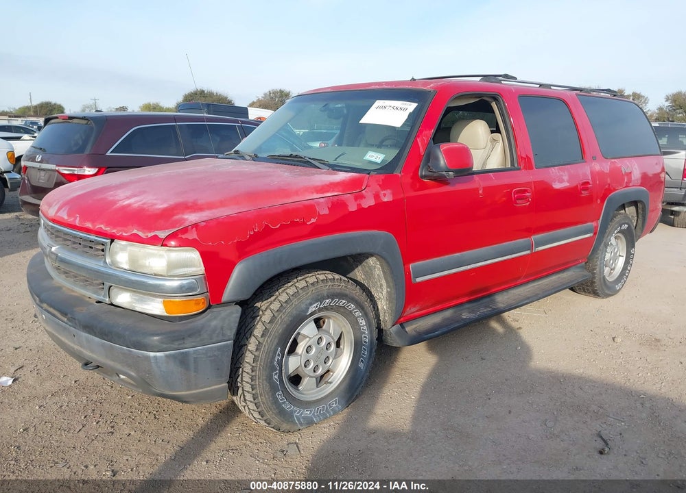 2002 CHEVROLET SUBURBAN 1500 LT VIN: 3GNFK16Z32G168110
