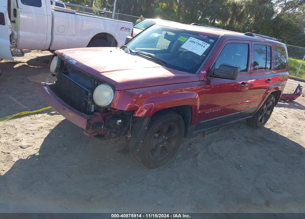 2012 JEEP PATRIOT LATITUDE VIN: 1C4NJPFB2CD707098