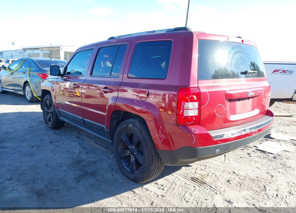 2012 JEEP PATRIOT LATITUDE VIN: 1C4NJPFB2CD707098